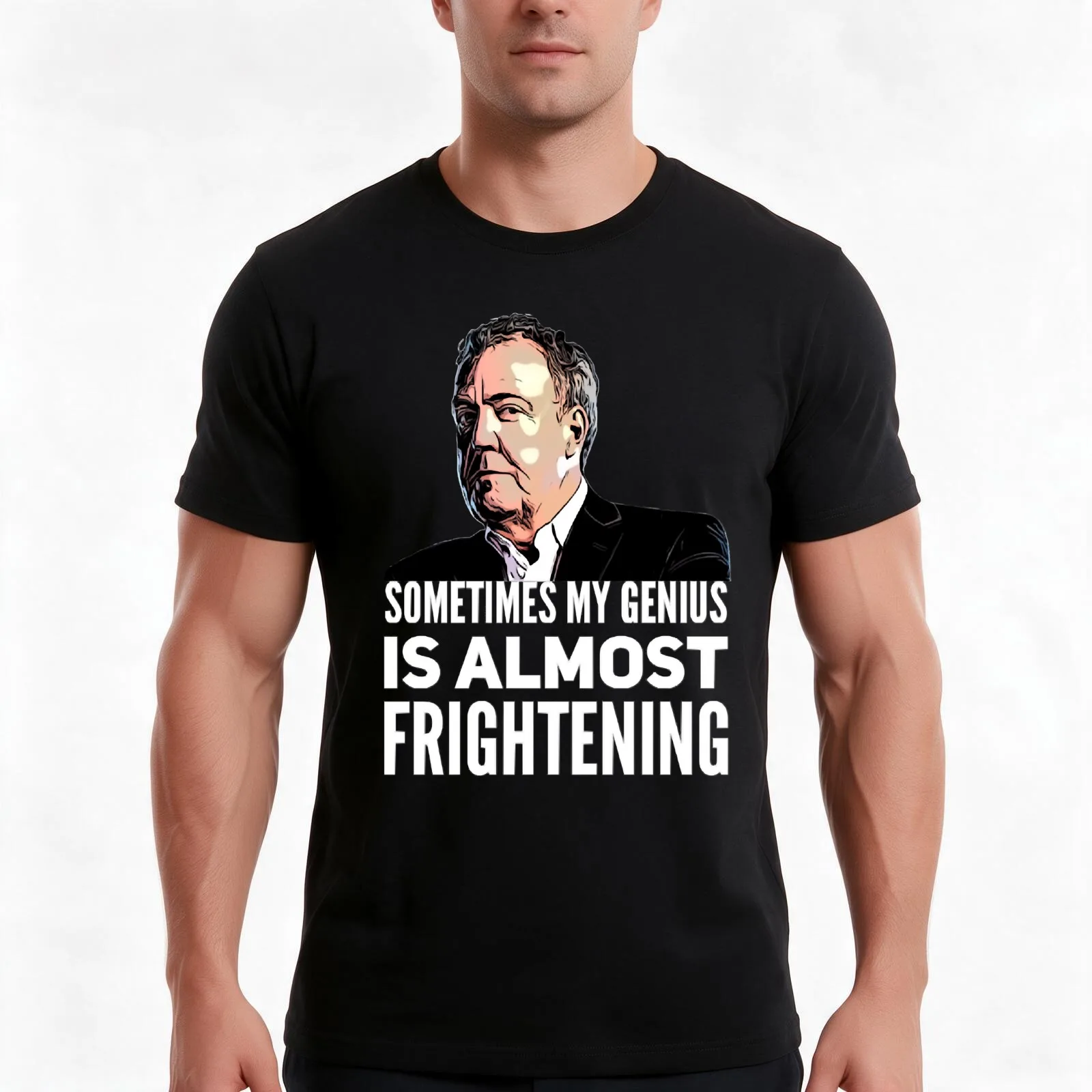 Birthday Gift Genius Gift For Music Fans T-Shirt, Summer Casual Cotton Tee, Oversized Streetwear Tops, Vintage Graphic Print