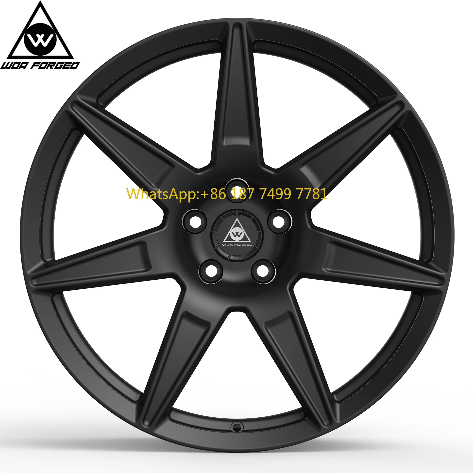 

WOA FORGED Monoblock 7 Spoke 19 20 21 22 Inch Passenger Car Wheels Sport Alloy Rim 5X115 for Dodge Challenger Charger Rt Hellcat