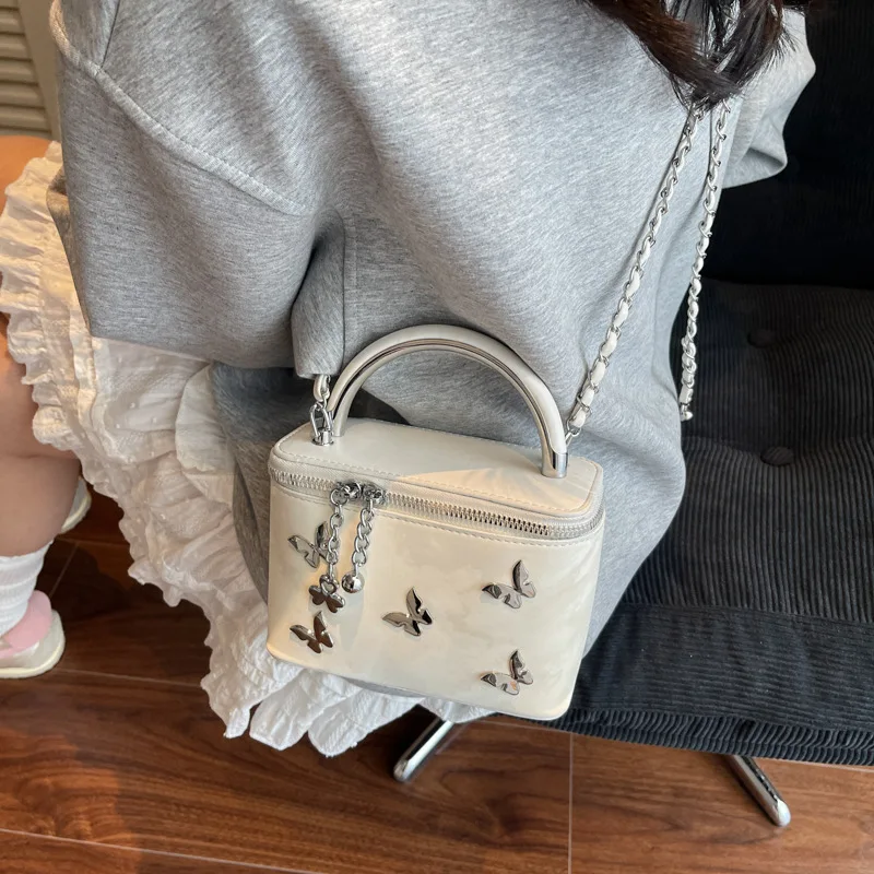 

Ladies' Crossbody Bags Korean Butterfly Simple Fashionable Versatile Luxury Brand Crossbody Bags Chain High Quality New Handbags