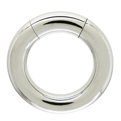 Large Gauge thick titanium body piercing jewelry segment ring nipple ring