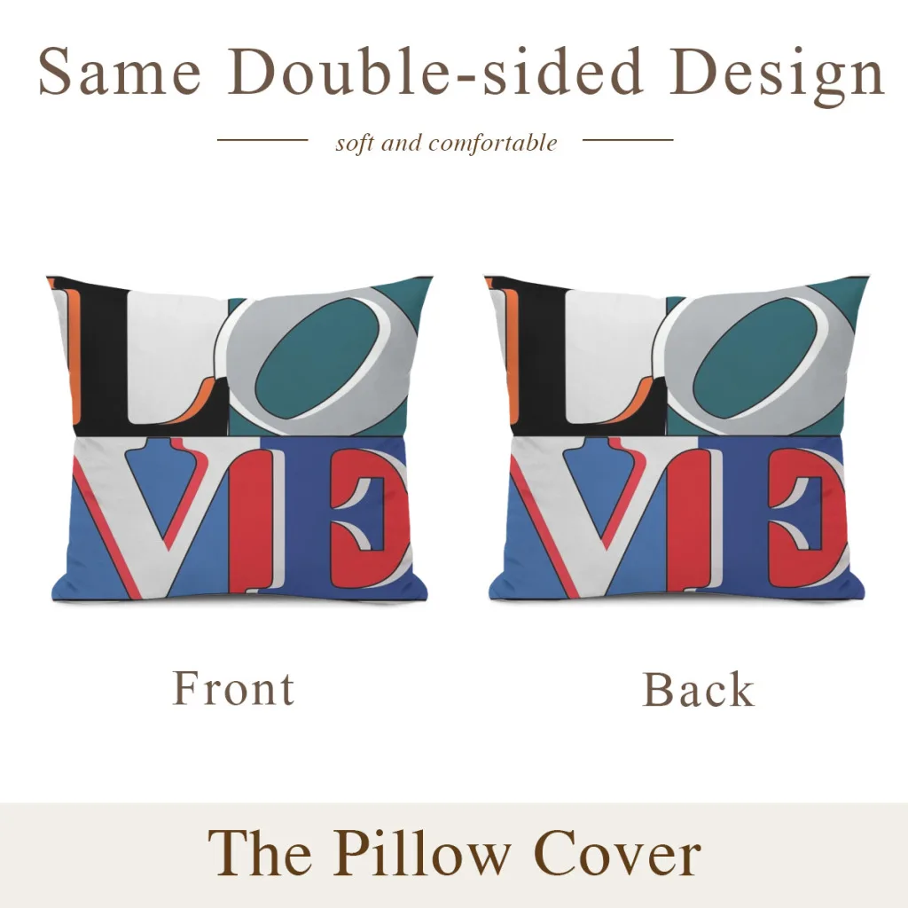 Philly Love Sports Cushion Cover 45x45cm Home Decor Sofa Pillow Home Pillowcase