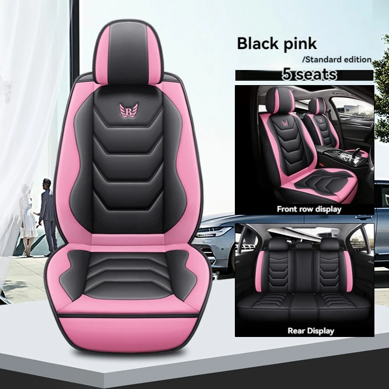 

Full leather Universal Car Seat Cover For Peugeot 307 206 308 308S 407 207 406 408 301 508 5008 2008 3008 4008 Car Accessories