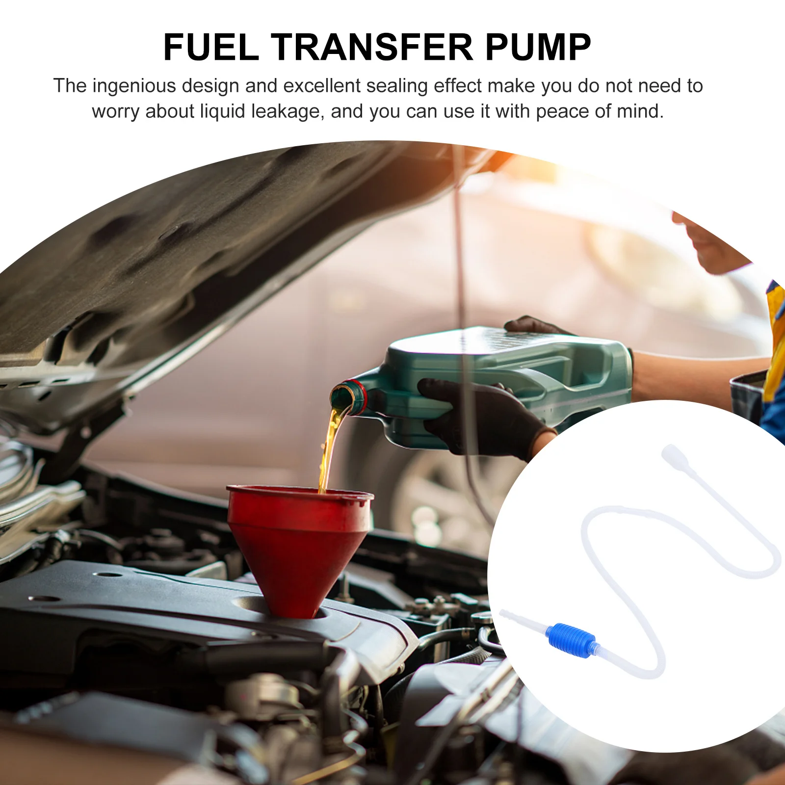 

2Pcs Plastic Oil Fuel Transfer Pump Practical Fuel Transfer Pump for Car Oil Absorbers Extraction and Water Change