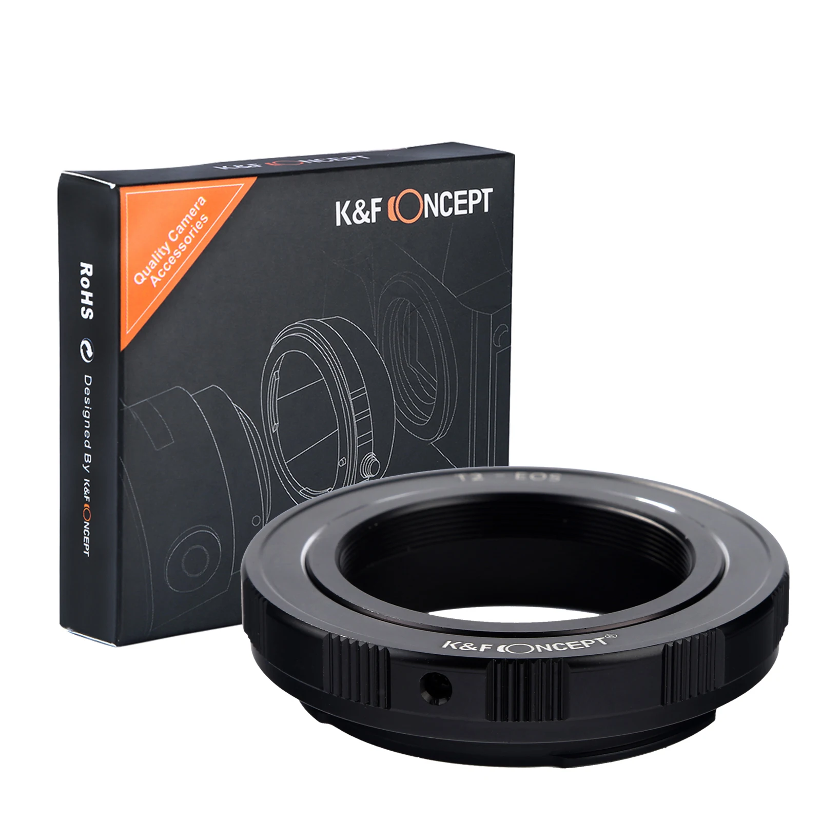 

Адаптер K & F Concept T2 к EOS для объектива T2 Крепление объектива к Canon EOS EF EFS камера 1DX 5DS 5D3 6D2 7D 700D 750D 760D