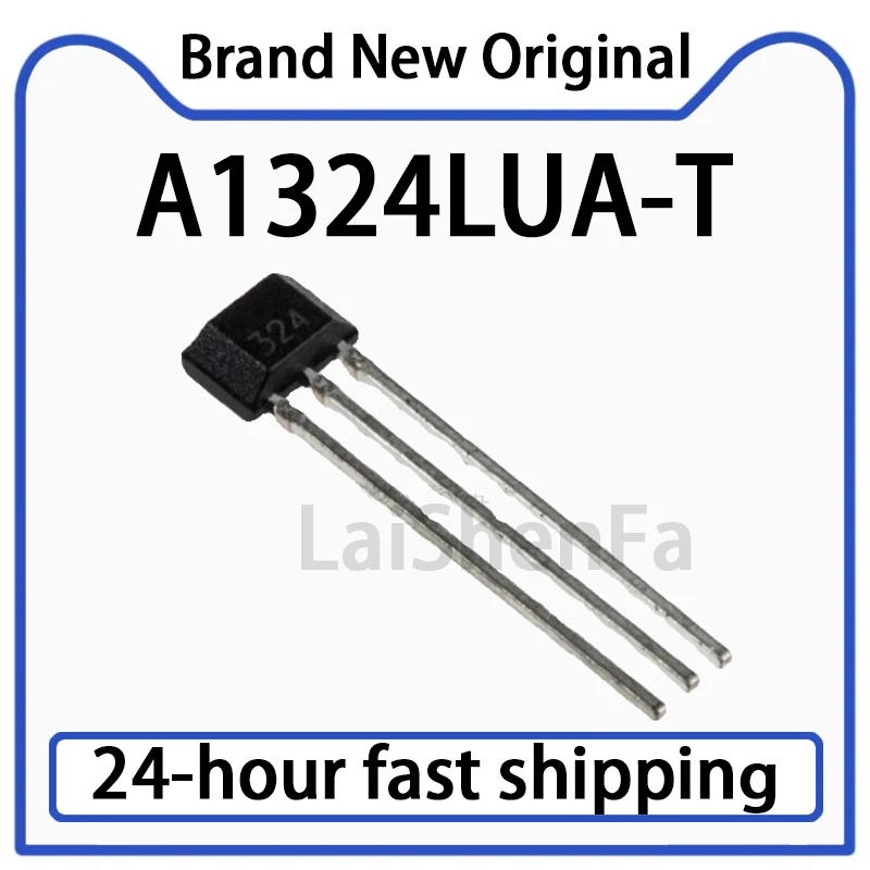 1PCS A1324LUA-T Package SIP-3 Linear Hall Sensor 4.5V~5.5V Original in Stock