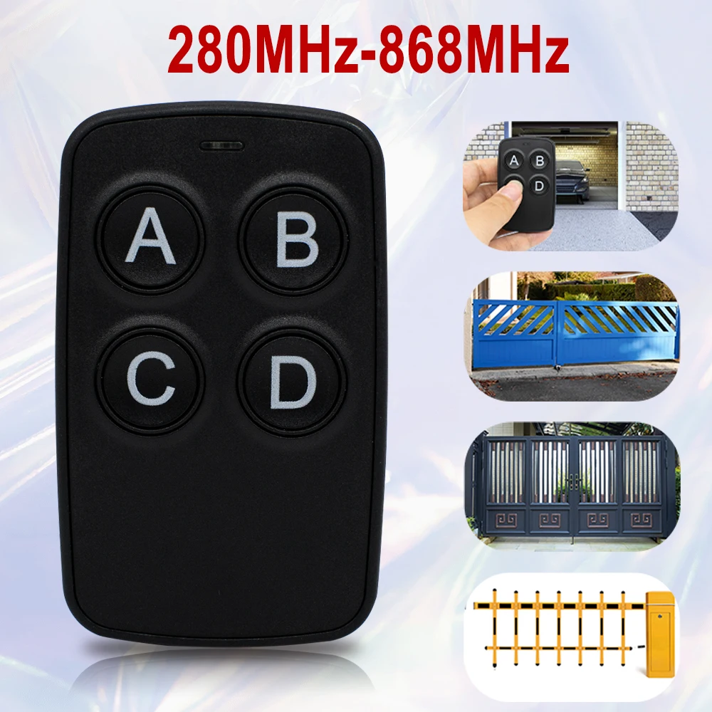 Mais recente Duplicador de Controlo Remoto de Porta de Garagem Multifrequência 280MHz-868MHz 433MHz 868MHz Auto Scan Clone Code Grabber Gate Opener