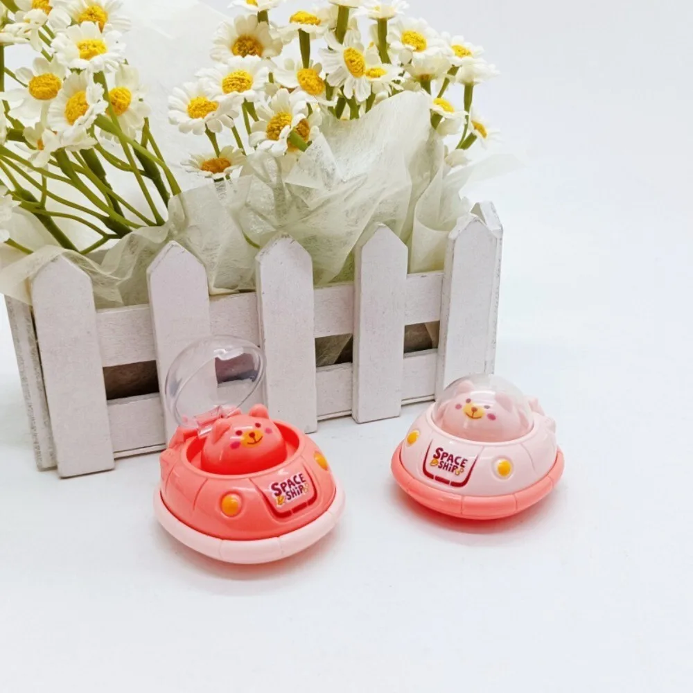 Small Pull Back Cartoon Space Bumper Car Toy Set 8 Color Mix Durable Fun Arcade Style Vehicle for Kids Collection Playtime Gift