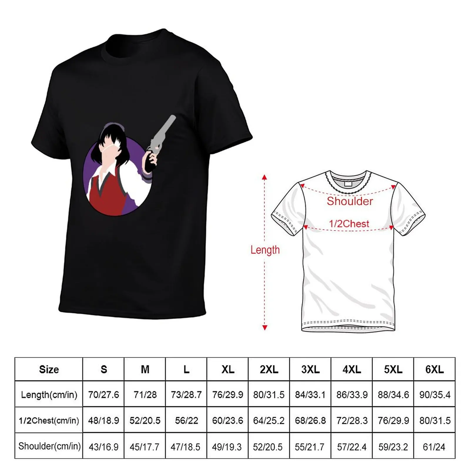 Midari Ikishima T-Shirt for a boy graphic tee shirt luxury clothes men