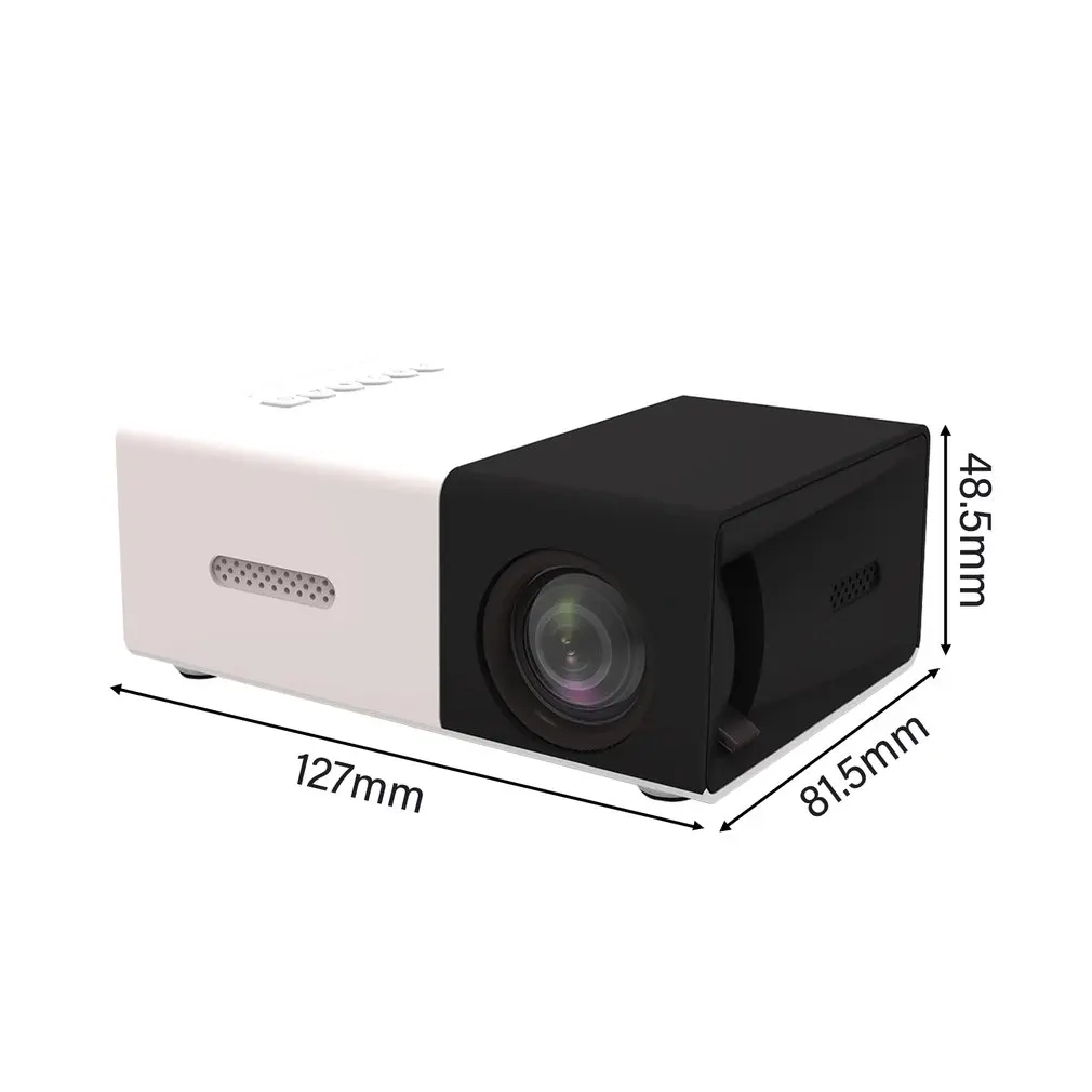 Hot YG300 Portable Home Projector HD 1080P LED Projector Multi Interface Home Entertainment Projector Outdoor Movie Projector