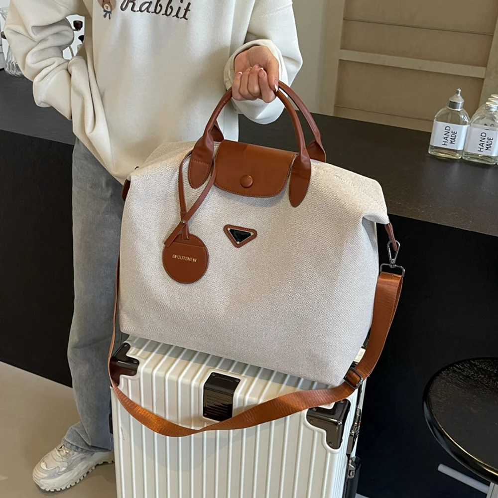 حقيبة سفر لمسافات قصيرة، حقيبة لياقة بدنية ذات سعة كبيرة، حقيبة أمتعة خفيفة الوزن ذات ملمس راقي، حقيبة سفر، حقيبة يد خارجية