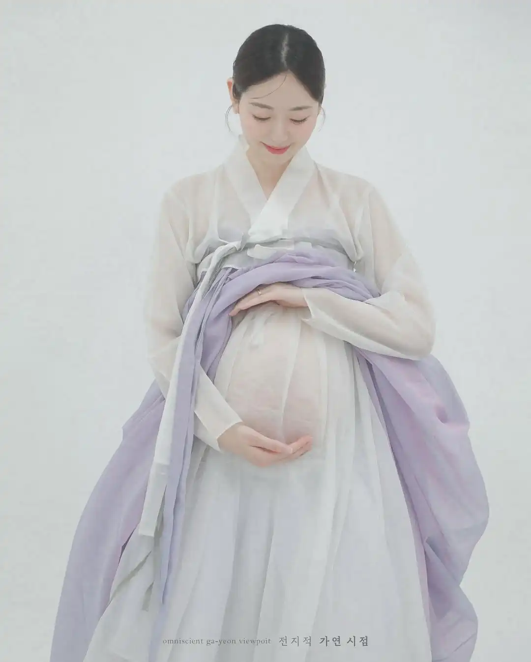 MD Modern Purple V-Neck A Line Hanbok Long Sleeves Wedding Dresses Korea PhotoShoot Bridal Gowns Customised Formal Party Dress