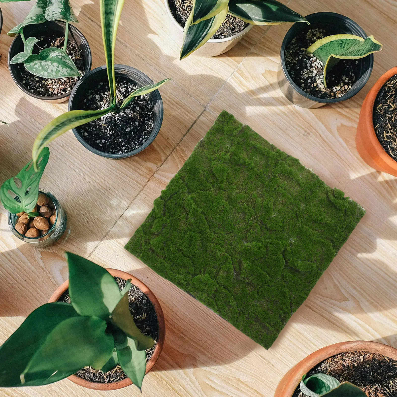 Artificial Moss Mat 30 Cm Faux Grass Carpet Easy Maintenance No Watering for Wedding Lawn Decor Outdoor Rug Plants Grass Doormat
