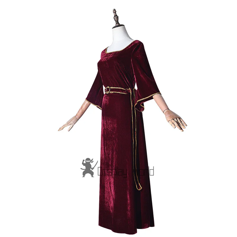Vestido de madre enredada de película Gothel, disfraz de Cosplay, traje de Halloween, disfraz de Carnaval para mujeres adultas y niñas