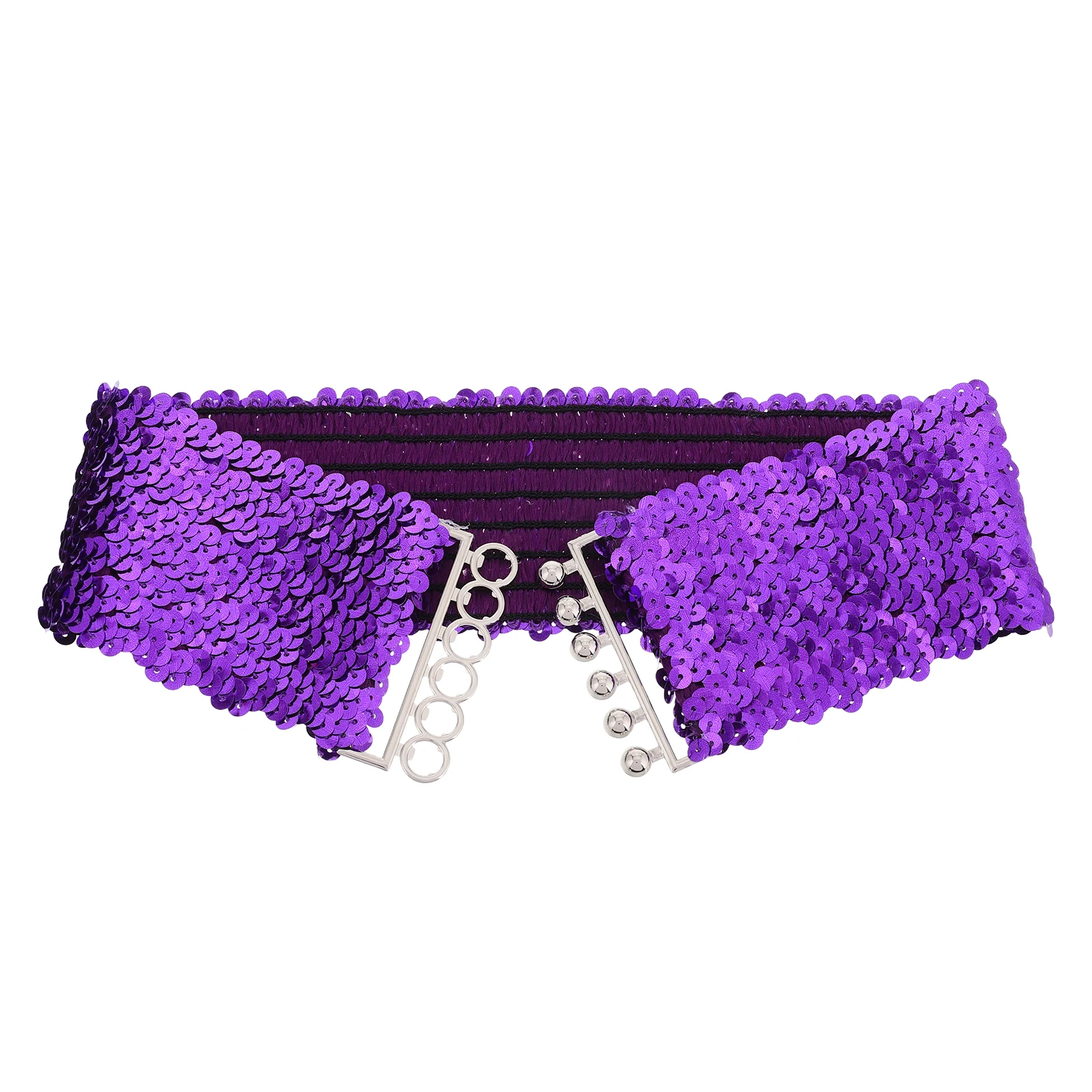 

1PC Sequin Waist Belt for Women Shiny Elastic Bridal Dance Costume Dressy Party Stage Fashion Ladies Belts Comfortable for Women