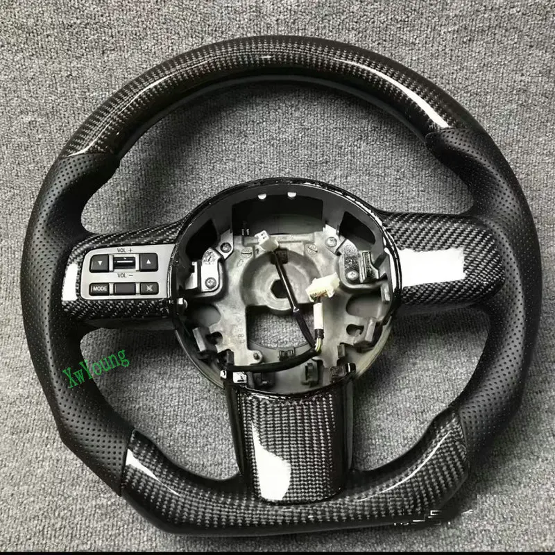 For Mazda 2 3 5 8 Mazda2 Mazda3 Mazda5 Mazda8 Customize 100% Real Carbon Fiber Car Steering Wheel