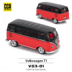 CCA 1:64 Volkswagen Classical Beetle 1967 T1 classic car static car model alloy die-casting car model collection gift toy