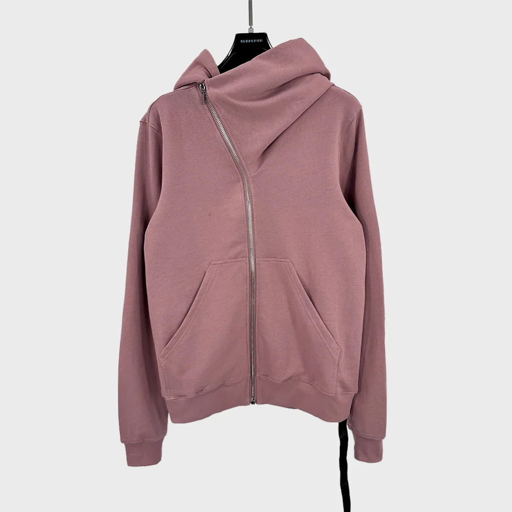 Men Hoodies Sweatshirts Gothic Women's Clothing Classic Autumn High Street Hip Pink Coat Zip Hoodies Jacket