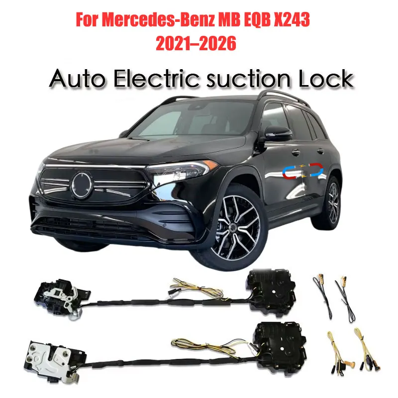 

For Mercedes-Benz MB EQB X243 2021+ Car Soft Close Door Latch Pass Lock Actuator Auto Electric Absorption Suction Silence Closer