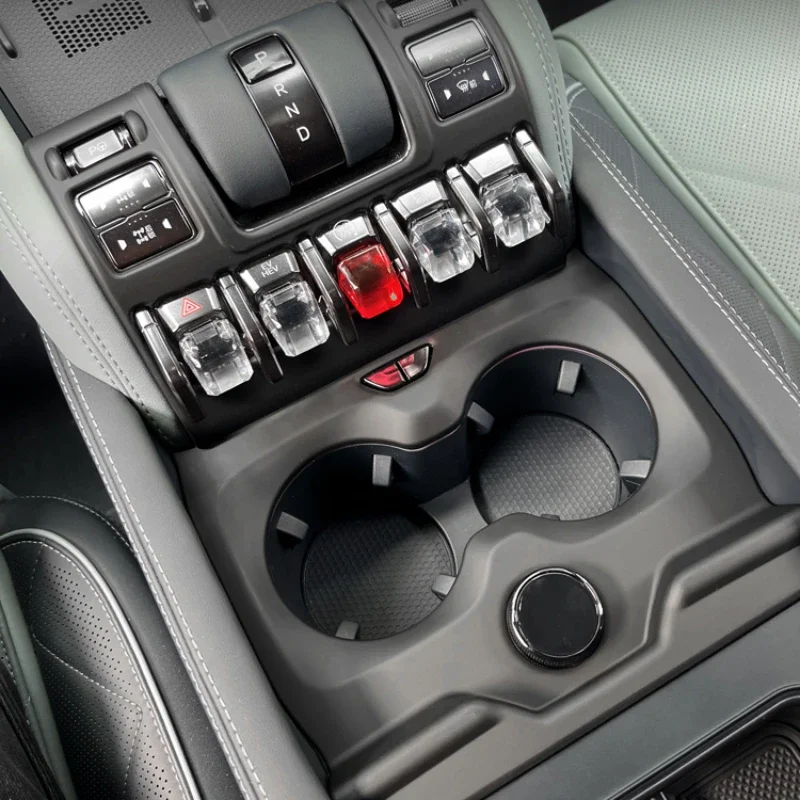 Center Console Trim: Cup Holder & Shift Panel for Leopard 5 - Image 3