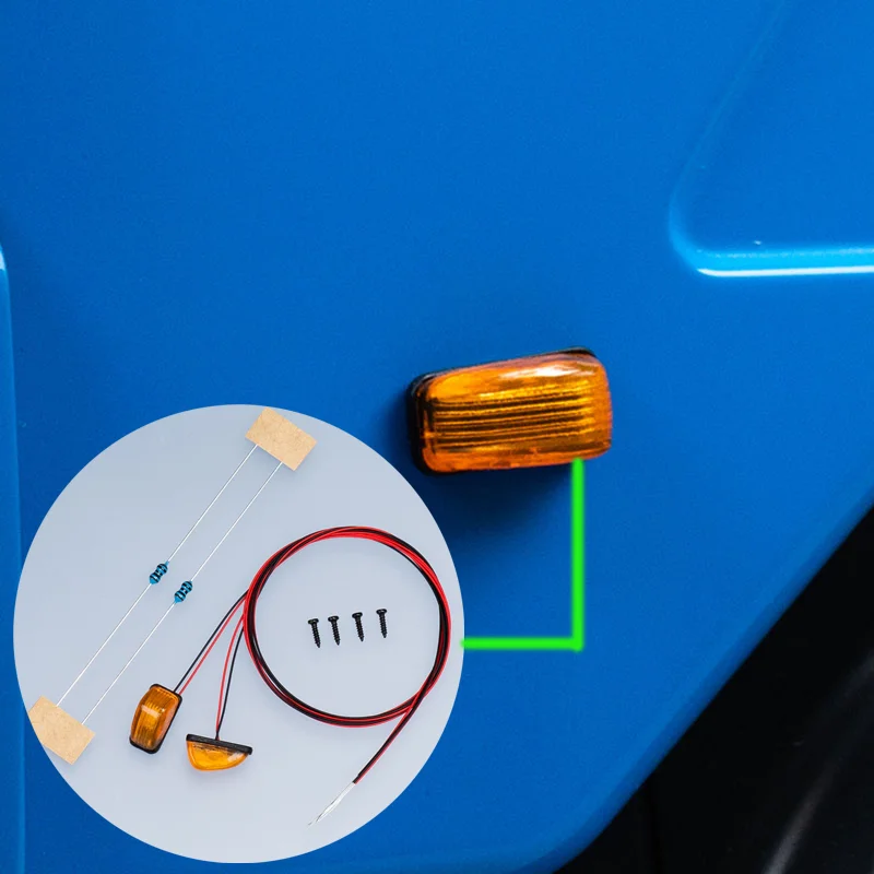 

Светодиодные контурные фонари, боковые фонари для радиоуправляемого грузовика Tamiya масштаба 1:14 SCANIA 770S R620 VOLVO BENZ Arocs MAN TGX, автомобильные аксессуары