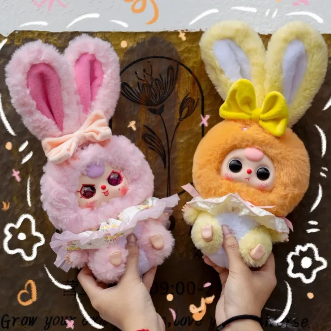 new Baby Three v2 Lily Rabbit Little Town Series Blind Box Action Figure Toy Kawaii Dolls Mystery Box Children Birthday Gift