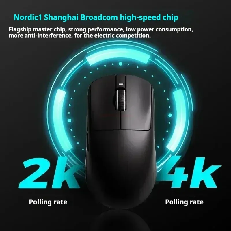 Imagem -05 - Vxe Libélula r1 se Mouse do Jogo E-sports Bateria de Longa Duração Paw3395 Leve Ergonômico Três Modos Bluetooth Mouse Novo