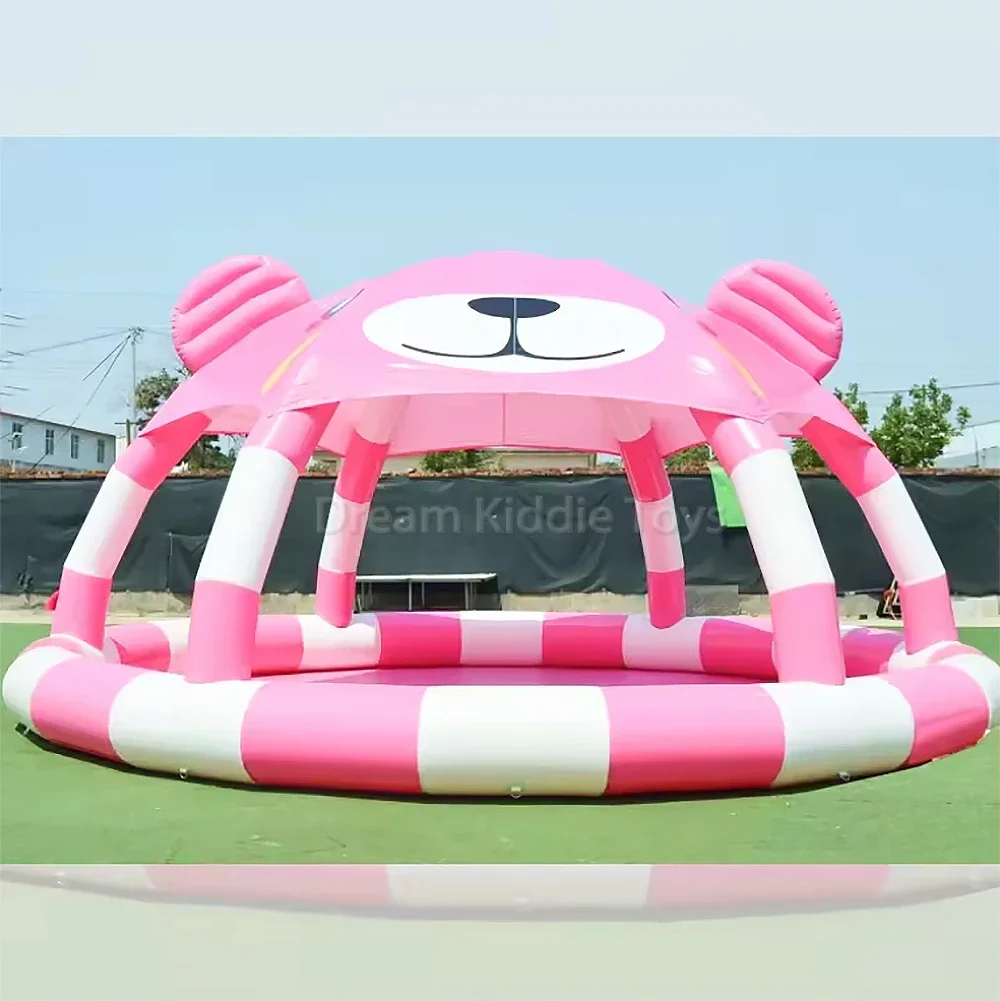 Airtight inflatable tent pool water swimming pool cover amusement park facilities kids playground water play equipment for kids