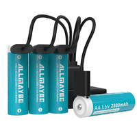 XTAR 4/8PCS 1.5V AA USB-C Rechargeable Batteries 2800mAh  Eco-Friendly Convenient Charging for Reliable Power in Various Devices