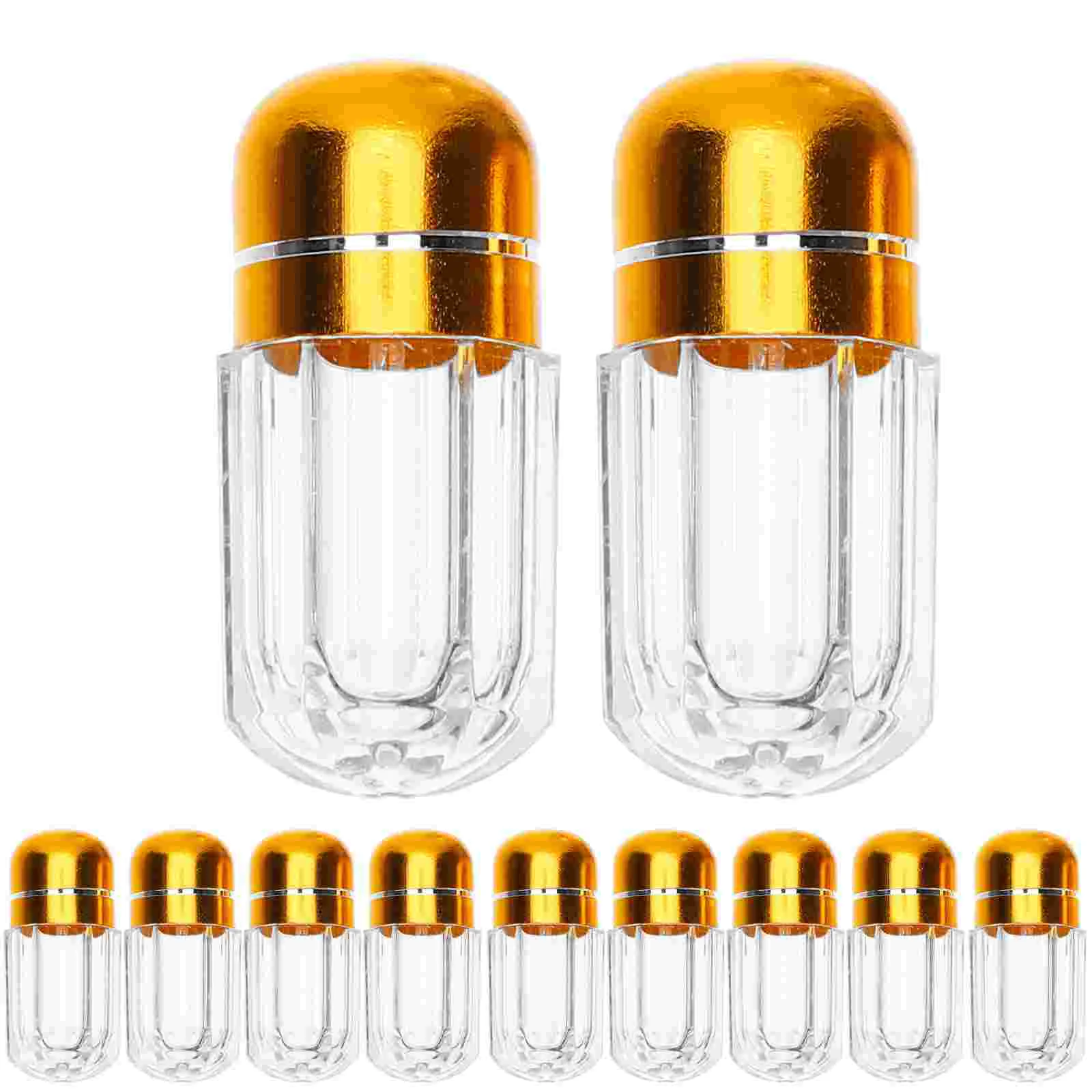 

20 Pcs One Capsule Bottle Containers Tablet Holder Empty Pill Pills Storage Jars