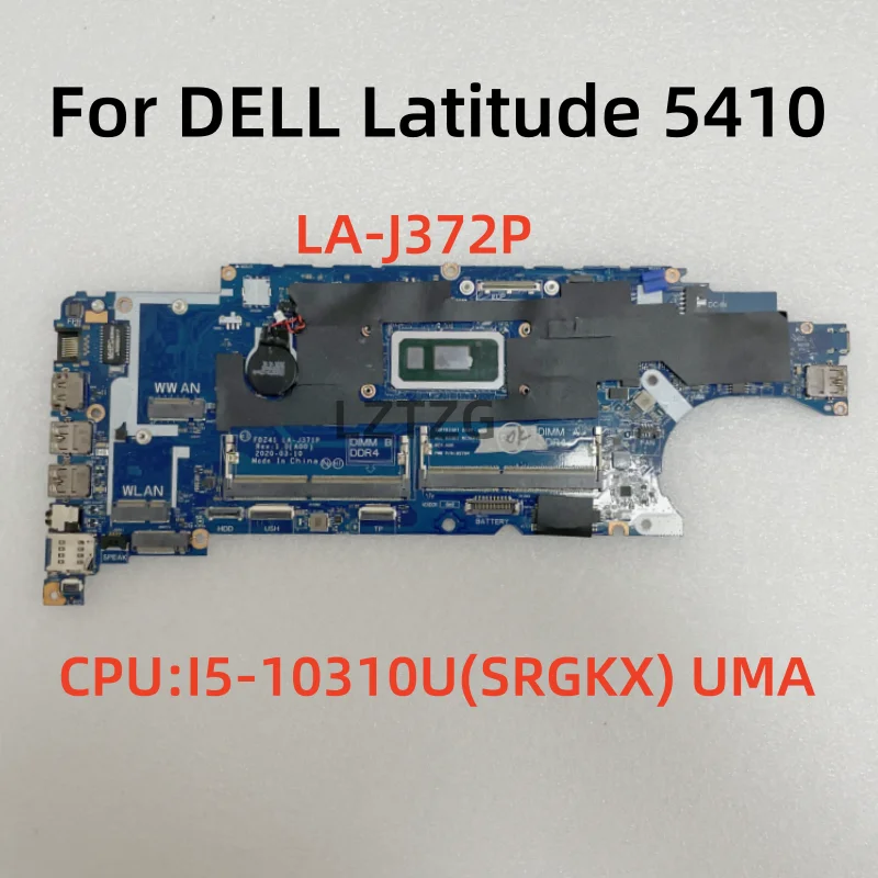 

Оригинальная материнская плата для ноутбука Dell Latitude 5410 с процессором I5-10310U UMA 030CV1 100% протестирована ОК