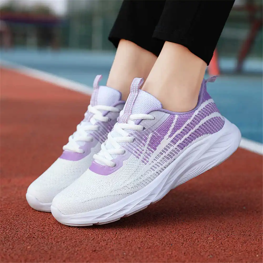 Nonslip Quick-drying 35 Size Sneakers Woven Women's White Shoes Women's White Tenes Sport 4yrs To 12yrs Overseas Footwear