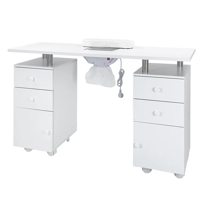 Wholesale Professional Nail Table Multi-Functional Beauty Salon Furniture Manicure Table Desk Mesas De Manicure Tables With Fan