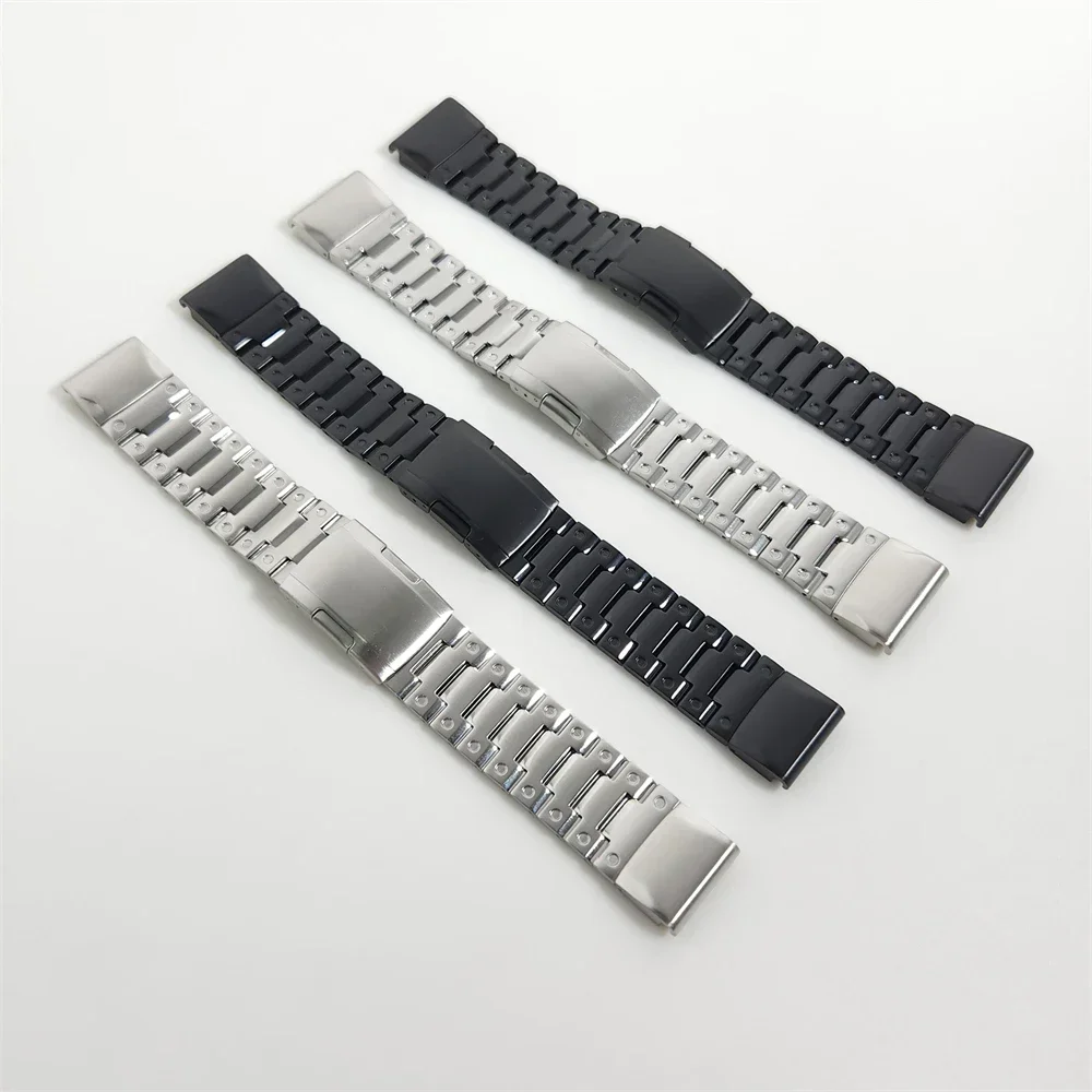 22 26mm QuickFit Men's Metal Stainless Steel Band For Garmin Instinct 2X/Forerunner 965 955 935/Approach S70 S62 S60 Watch Strap