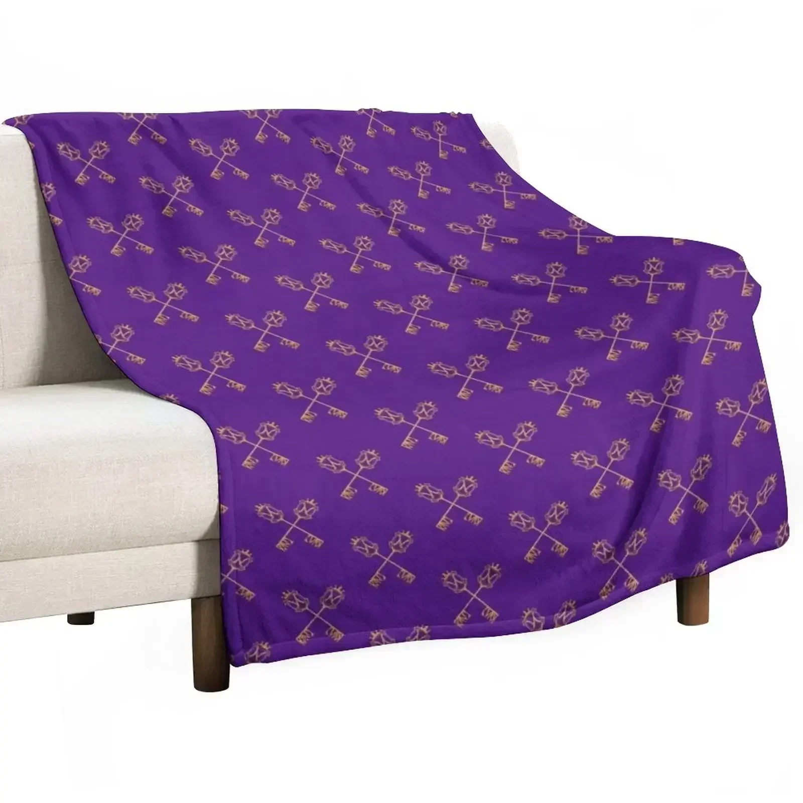 Night Raven Ceremonial Robes Key Throw Blanket Single Beautifuls Vintage Beach valentine gift ideas Furrys Blankets