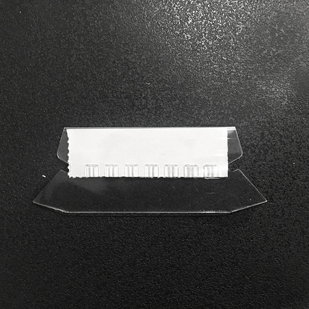 

25pcs Label Tabs Plastic Hanging Folder Tabs Ultra Clear File Folder Labels For Office Organization Quick Identification