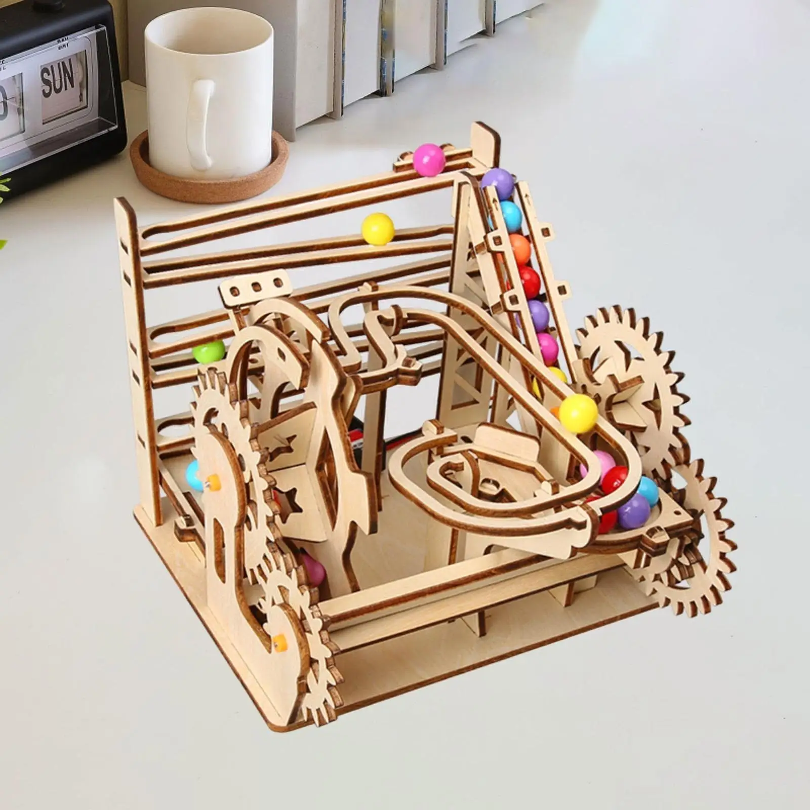 3D Electrical Wooden Puzzle DIY Science Kit for Leisure Activity 17.5x15x13.8cm Building Model