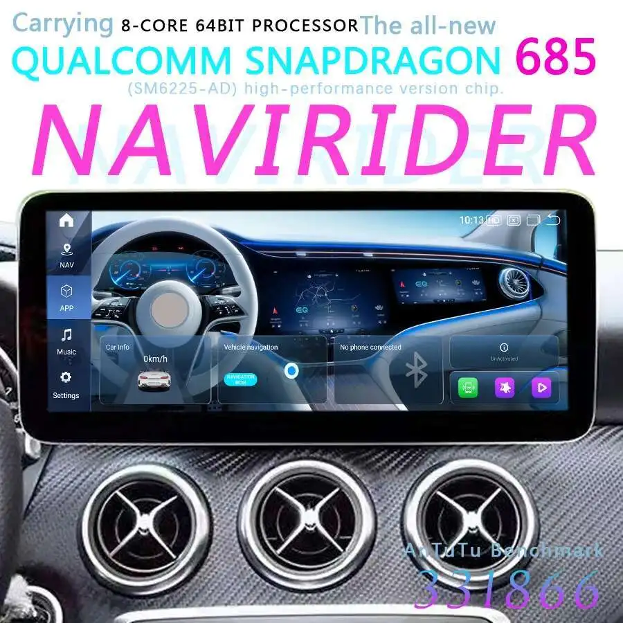

Android Car Multimedia Player For Mercedes Benz W176 X117 X156 W463 2013-2018 GPS Navigation Carplay Auto Radio 4G WIFI BT DSP