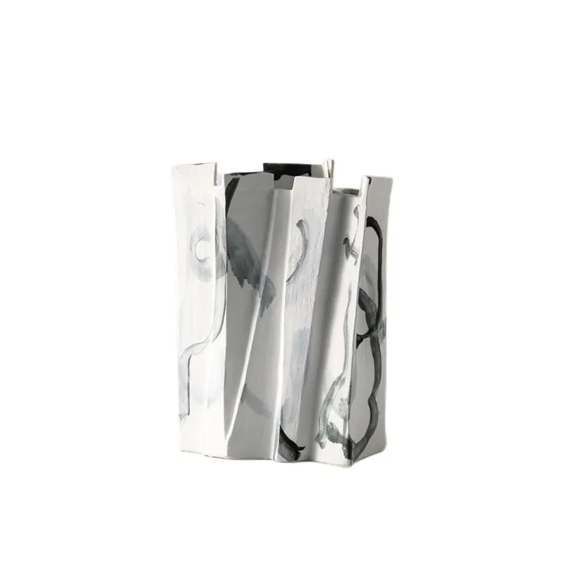 

New Chinese ink splashing ceramic vase