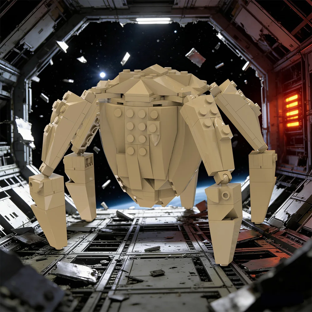 

MOC Project Hail Mary Rocky Building Blocks Sci-Fi Movie Rocky Spider-Like Alien Figure with Five Limbs Toy Gift for Adult Fans