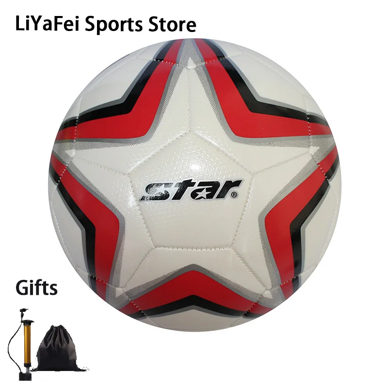 SB8275 Star Size 4 5 Footballs Adults Youth Victor Gold Indoor Outdoor Soccer Balls Standard Outdoor Indoor Futsal Football