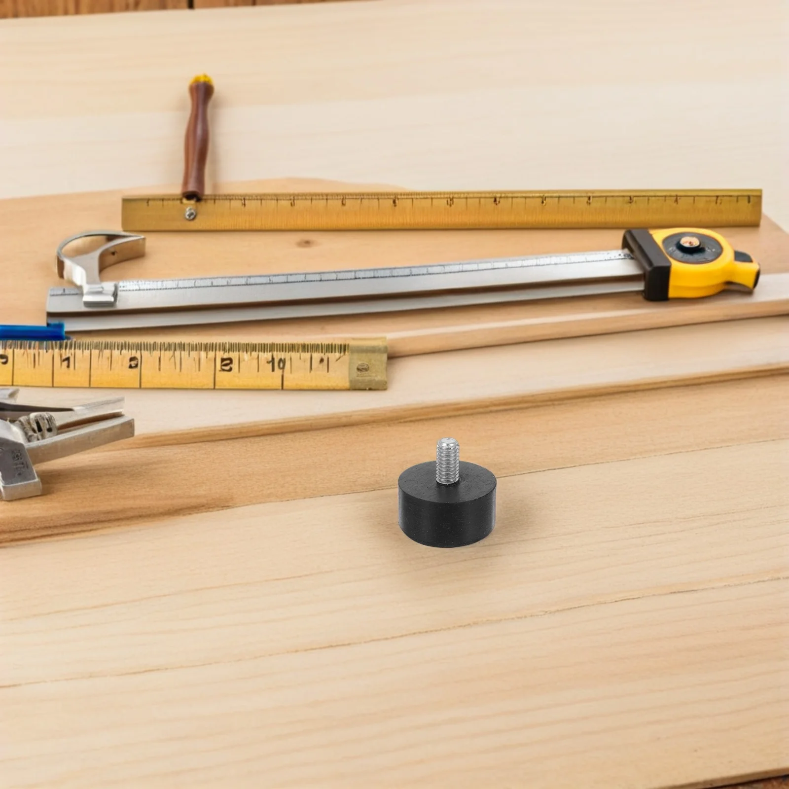 

8Pcs Threaded Adjustable Furniture Levelers M6 Rubber Screw-in Feet Anti-Slip Chair Table Desk Sofa Leveling Pads