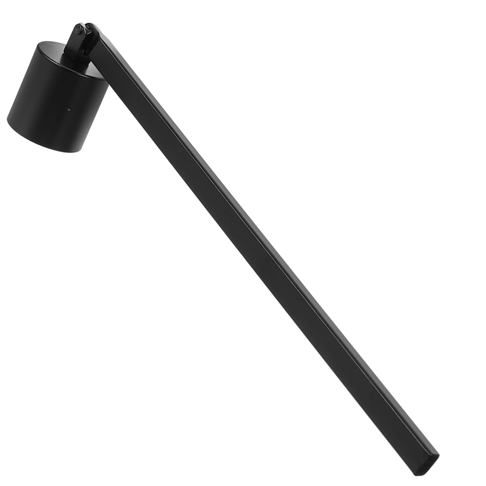 أداة Snuffer من الحديد الأسود مصقولة للغاية لإطفاء الشموع بأمان للاستخدام في ديكور المنزل لحفلات الزفاف
