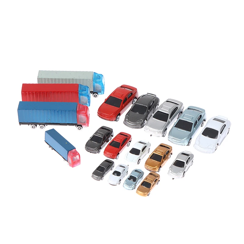 Hot!1:100-200 Dollhouse Miniature Car Truck Container Large Vehicle Model Car Toy Kids Bauble Doll