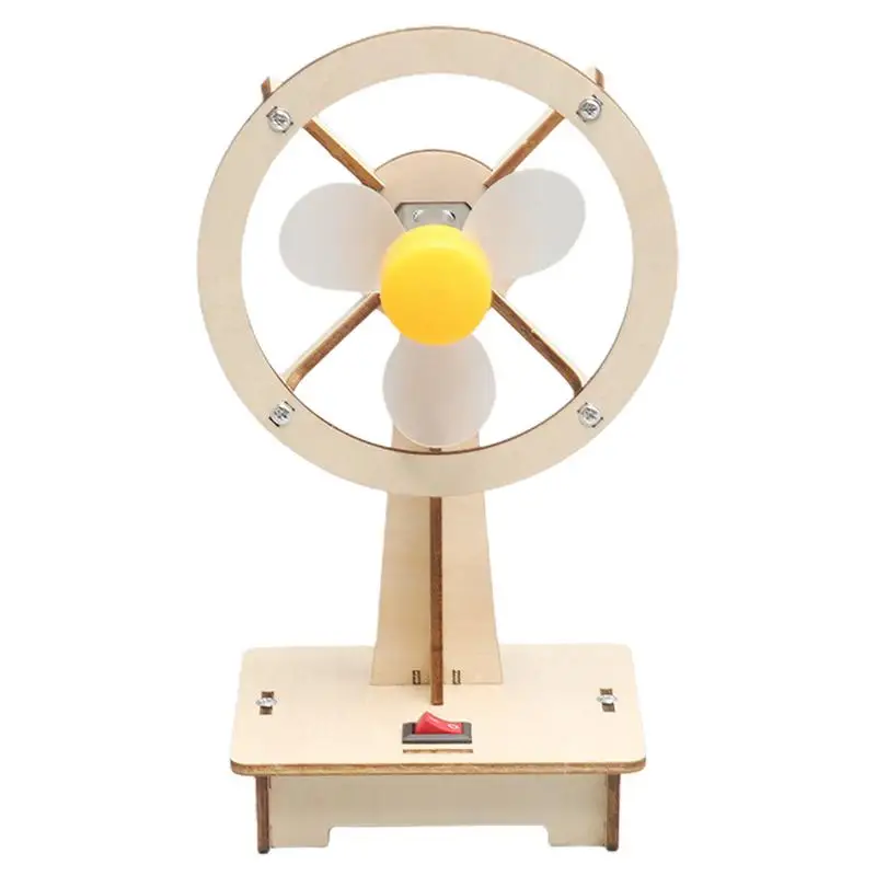 Wooden Fan Model Scientific Handmade Wooden Fan Handmade Science Experiment Project Fan For Boys And Girls Over 7 Years Old