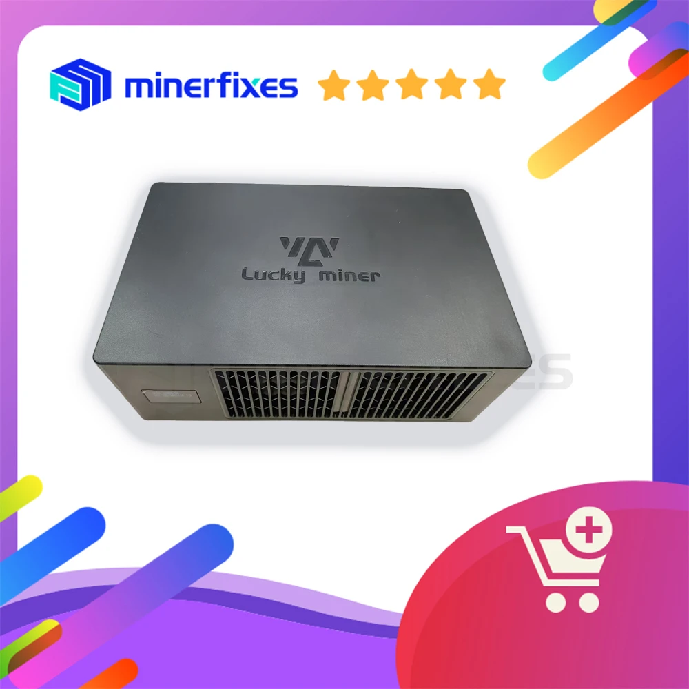 NEW lucky miner lv08 Bitcoin miner Mining Machine Btc miner crypto miner Solo miner BCH BSV DGB 4TH/S SHA256 BM1366 Asic Miner