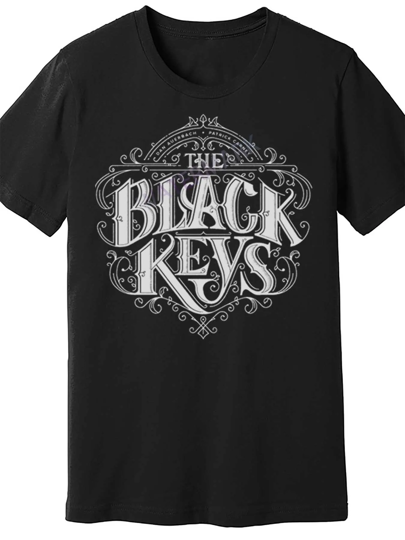 

black keys reverse white The Black Keys 914341 funny Men'S Short Sleeve T-shirt black PR2