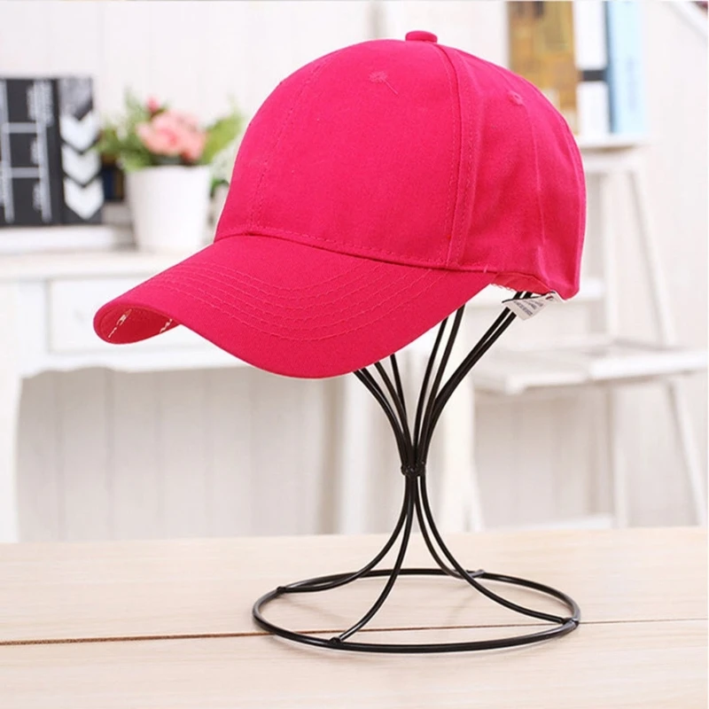 

Modern Metal Hat Rack Tabletop Wig Display Stand Elegant Form Rack for Cap & Bowler Hats Storage Holder Organiser