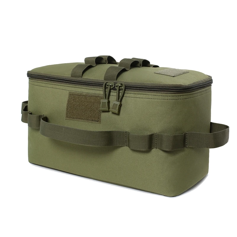 B93B-Outdoor Camping Storage Bag Gas Stove Canister Pot Carry Bag Picnic Bag Cookware Utensils Organizer