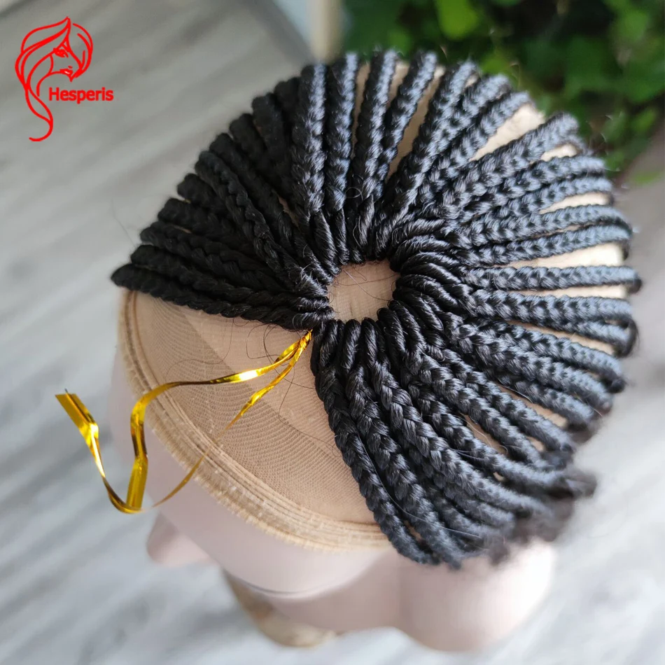 Hesperis Human Hair Curls Extensions Goddess Boho Box Braids Crochet Hair Curly Ends Bohemian Pre-looped Synthetic Braids