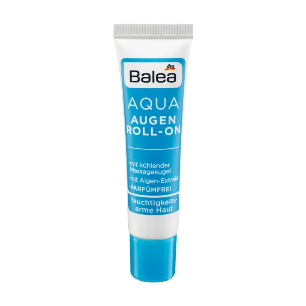 Germany Balea Cyanobacteria Essence Rollerball Gel Eye Cream 15ML Moisturizing Remove Eye Dark Circles Anti-wrinkle Skin Care